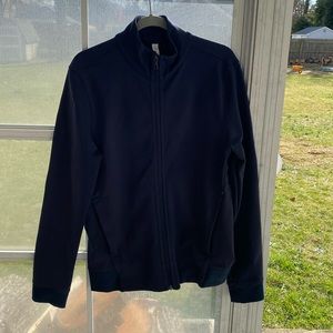 Navy blue lulu lemon men’s size M athletic jacket like new - worn twice